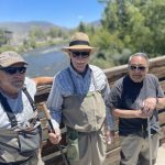 Eagle River Outfitter clients with trout from eagle river fishing trip
